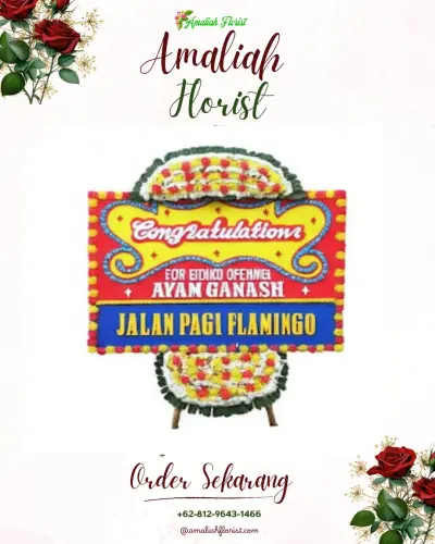Bunga Papan Congratulation di Jeruk